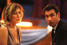 Valeria Bruni Tedeschi as Carla and Fabrizio Gifuni as Giovanni: "Decidedly a feeling of decline, of the end of a world."